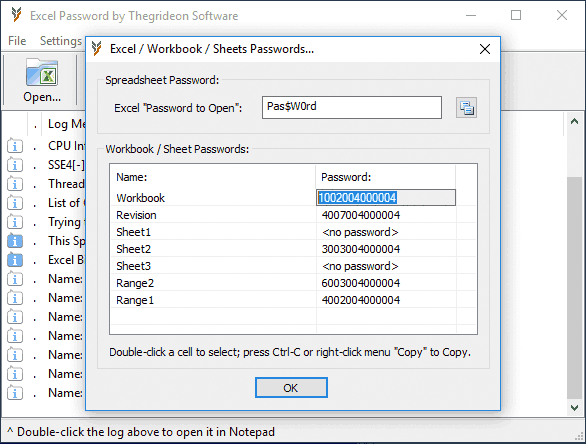 Free Excel Password Recovery Tool
